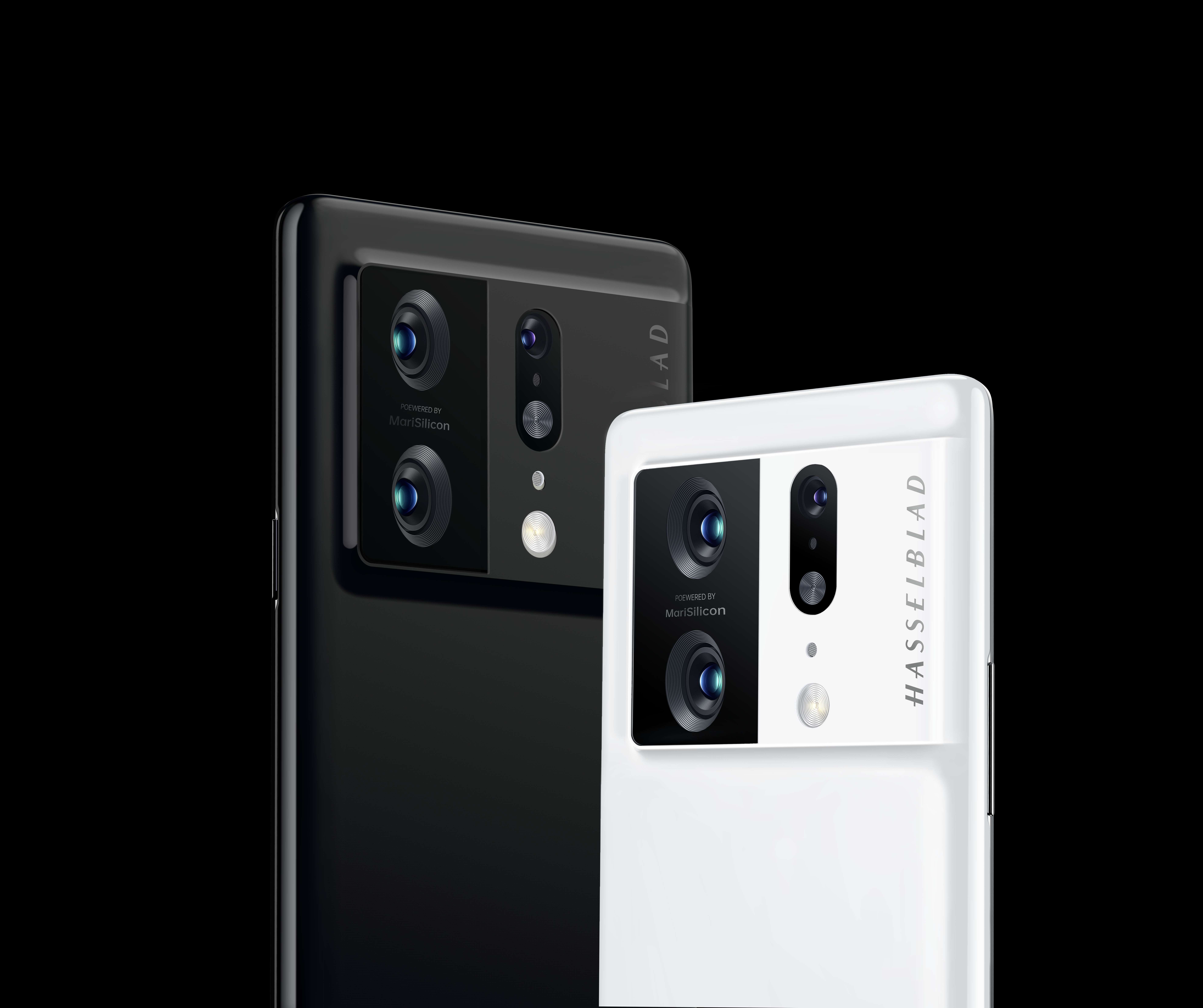 Find X5 Pro+ black and white phone camera module render