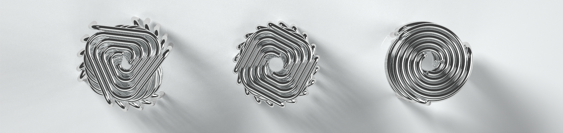 MONO-STOOL spiral stool form variations
