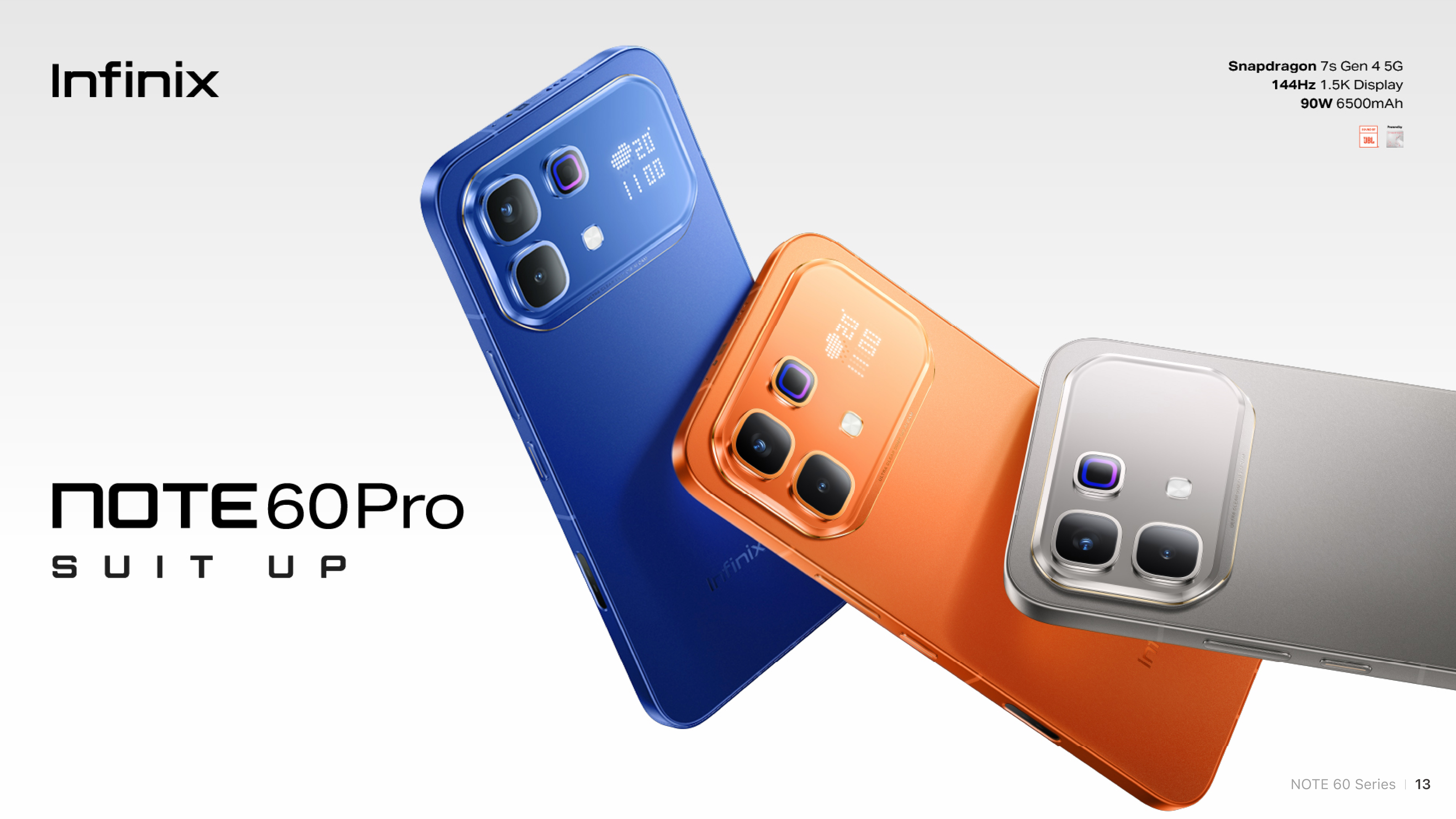 NOTE 60 Pro color Suit Up board